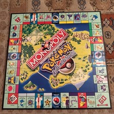 Rare Pokemon Monopoly Board Game Collectors Edition 1999 Vintage