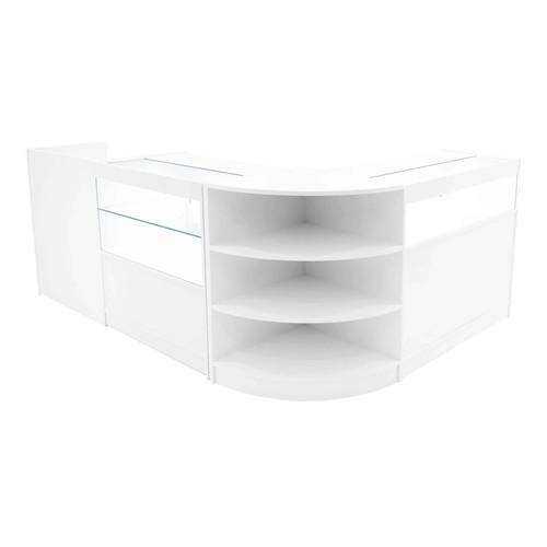 White shop counter - shop,