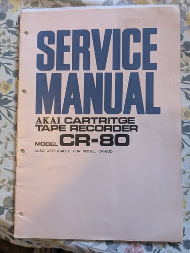 Akai cartritge tape - akai, cr-80