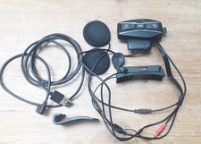 Helmet intercom - Interphone U-com 4, single w earpieces, mic, battery, charger