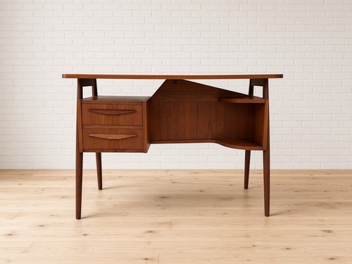 Danish petite teak - desk, by