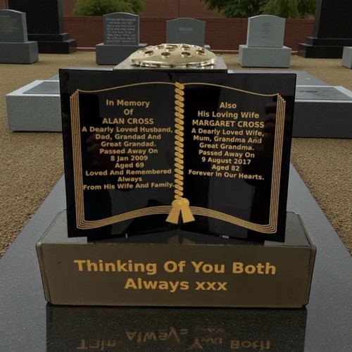 Adult grave marker book a - grave,
