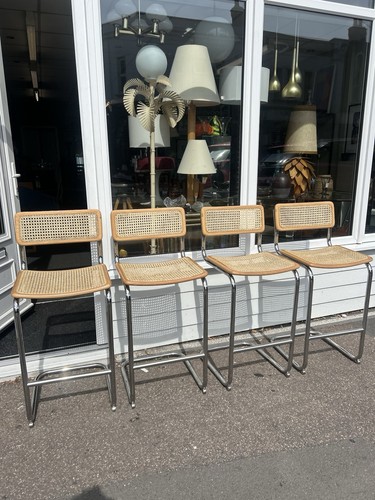 Set vintage cesca stools - of,