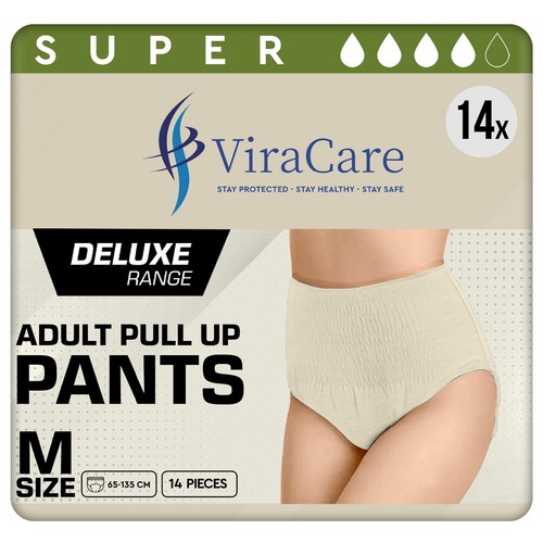 Cream incontinence pants - 14,