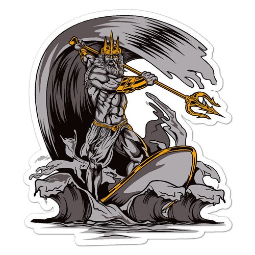 Poseidon god trident - poseidon,