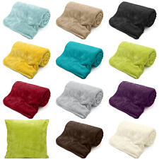 Mink Faux Fur Throws Extra