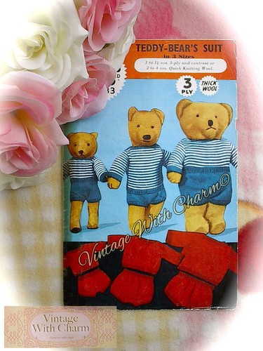 Vintage knitting pattern 1940s - knitting,