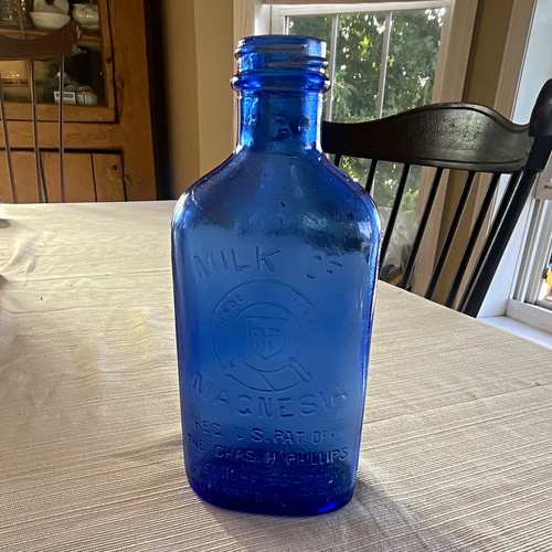 Blue embossed milk - embossed,
