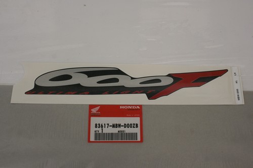 Left tail fairing decal - left, stripe
