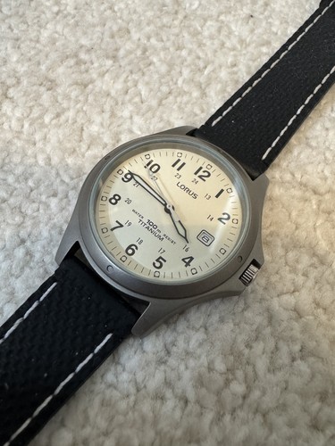 Lorus gents military titanium - gents,