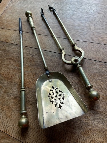 Vintage antique brass - antique, fire