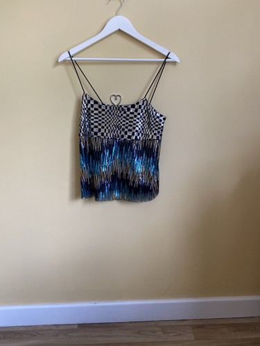 Zara sequin strappy - zara, cami