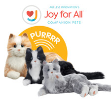 Joy For All Robotic Cat Companion Pet Sensory Interactive Friend Kitten NEW