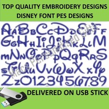 Disney font usb pes designs - on,