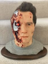 Terminator 2 - T-800 Life Size 1:1 Silicone Bust - Arnold SFX Custom Made