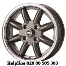 MGB 15" Alloy Wheels / 5.5x15 Alloy Wheels x 4 / Minilight Design (NEW)
