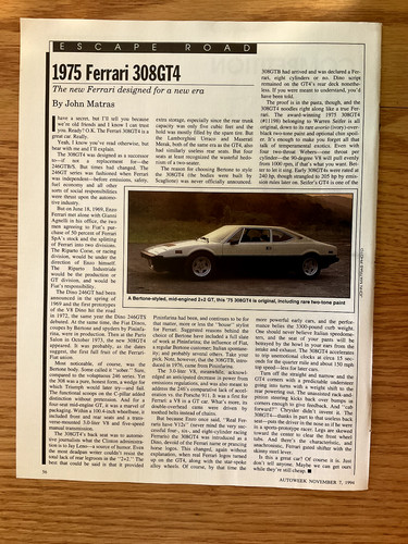 Aw69 article escape roads - aw69, 1975
