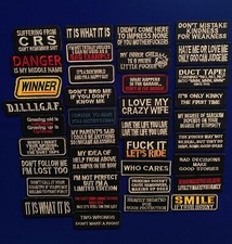 Morale Patch Text Novelty