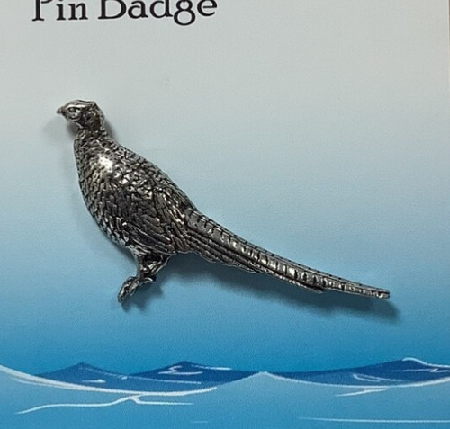 Standing pheasant silver - standing,