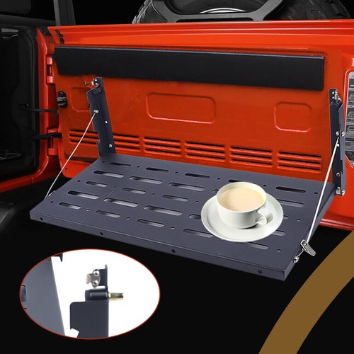 Metal foldable tailgate - foldable, table