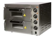 Commercial twin deck pizza - twin,