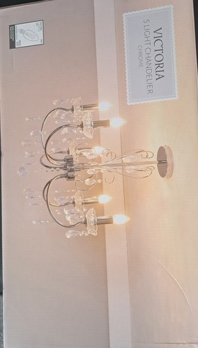 Arm clear crystal chandelier - 5,