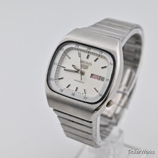 Seiko 5 Automatic TV Case 6309-6210 Silver Dial – May 1983