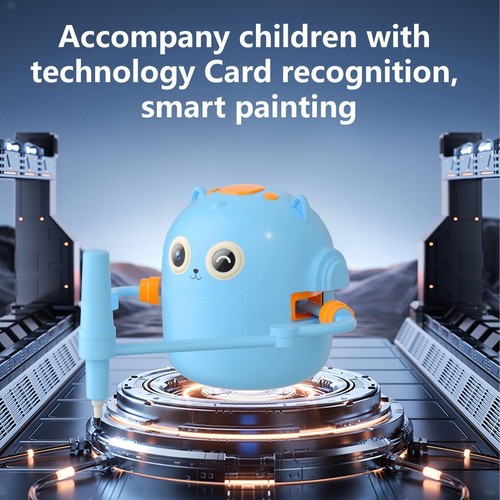 Kids drawing robot learning - robot,