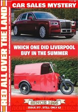 Red All Over The Land a Liverpool Fanzine Issue 317 Not a Programme 