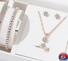 5PCS Crystal Jewellery Set