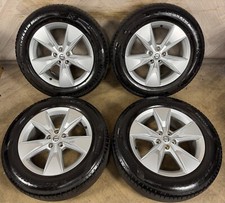 18'' GENUINE VOLVO XC60 5 SPOKE SILVER ALLOY WHEELS TYRES ALLOYS  5X108 31680200