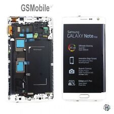 Original LCD touch screen display frame Samsung Galaxy Note Edge N915F white