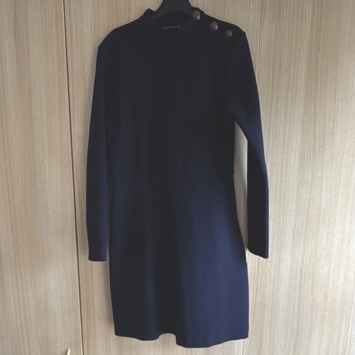 Zara woman navy mini dress - zara,