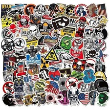 100 pack hard hat stickers - 100,