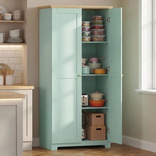 Tall kitchen cupboard storage - kitchen,
