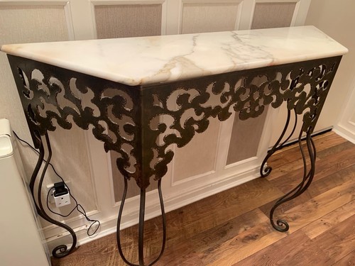 Handcrafted italian hall table - handcrafted,