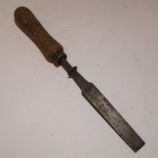 Vintage Woodworking Chisel WP Ward Cast Steel - Old Tool