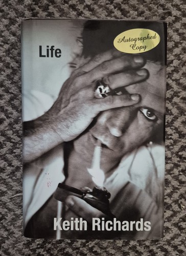 Keith richards signed life - richards,