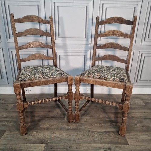 Pair vintage dining chairs - vintage,