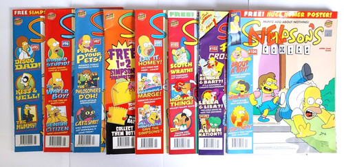Simpsons comics job lot bundle - comics,