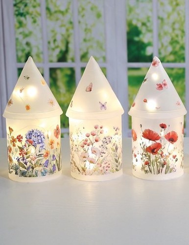 Led light floral house - floral,