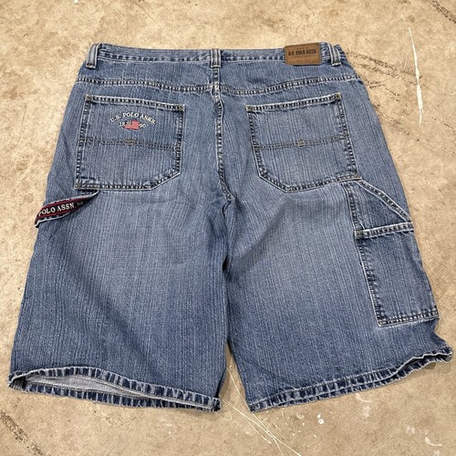 Vtg polo assn jean shorts - us,