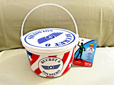 Disney Toy Story Bucket of 75 Green Army Men Soldiers NEW