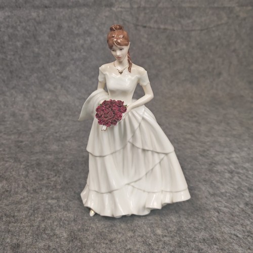 Royal worcester figure - worcester, roses