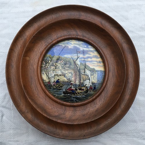 Framed prattware pegwell bay - framed,
