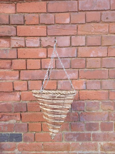 Natural rope hanging cone - 14",