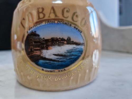 Antique tobacco jar bognor - tobacco,