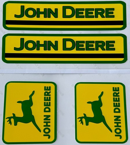 John deere lawnmower - john, stickers