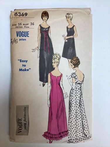 Vintage 1960s vogue 6369 - 1960s,