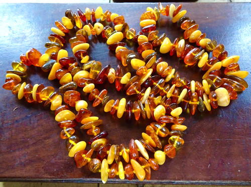 Vintage baltic amber 11mm - vintage,